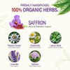 HerbOLITHIC Saffron Tea bags, Herbal Tea for Mood Support, Calm