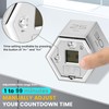 Pomodoro Custom Countdown Flip Focus Hexagon Rotation Magnetic Desk Productivity