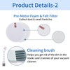 Filter Replacement Set for Shark Vertex DuoClean PowerFin Upright Vacuum