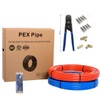 (All in One) EFIELD 1/2 Inch Pex-b Pipe, Fitting, Clamp
