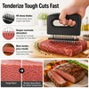 48-Blade Stainless Steel Meat Tenderizer Tool – Heavy Duty Handheld