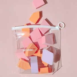 Piccasso Collezioni Color Sponge Puff Set 17pcs  - Piccasso Collezioni Color Spon