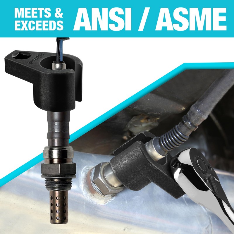 DURATECH O2 Oxygen Sensor Socket 3/8-Inch Drive x 7/8-Inch (22mm),