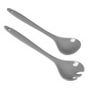 KUHN RIKON 24292 Salad Servers (Grey/Light Grey), Plastic, 28 x