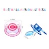 Landofgenie Adult Pacifiers Set Large Shield Transparent Design Pacifier Bone
