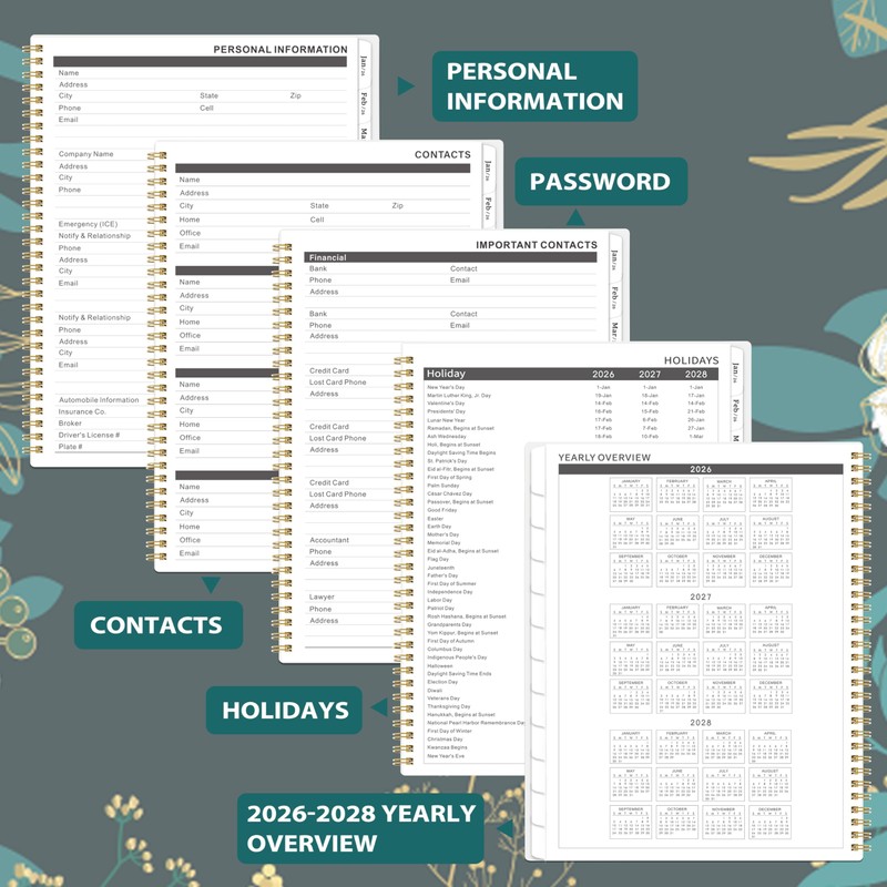 2026-2027 Monthly Planner - 2 Year Monthly Planner/Calendar 2026-2027, Jan