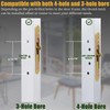Eockatoo Sliding Glass Patio Door Handle Replacement Set with Key