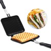 Double Sided Toast Pan Stove Top Toasted Sandwich Panini Maker