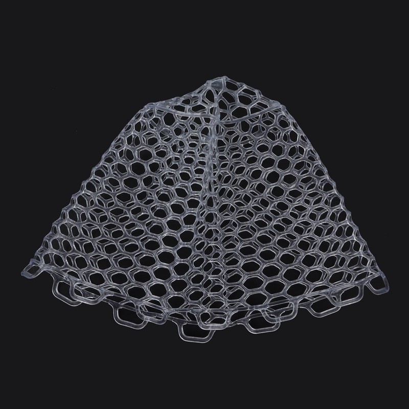Fly Fishing Landing Net Collapsible Clear Rubber Replacement Bag for