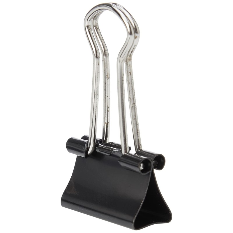 Q-Connect Foldback Clip 19 mm Black (Pack of 10) KF01282