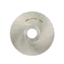 Rannb Slitting Saw Blade 72T HSS Circular Saw Blade 125mm/4.9" Dia