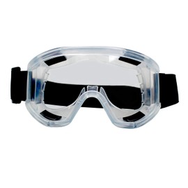 RK Safety Heavy duty Industrial Protective Chemical Splash Safety Goggles, Glasses | Crystal Clear, Anti-Fog Design, High Impact Resistance | Perfect Eye Protection for Any Project (5 Pack)