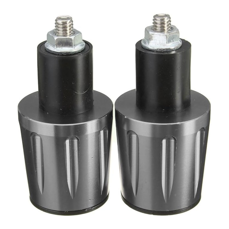 MOMOALA 7/8 Inch 22mm Universal Motorcycle Handlebar Ends Plug Grip