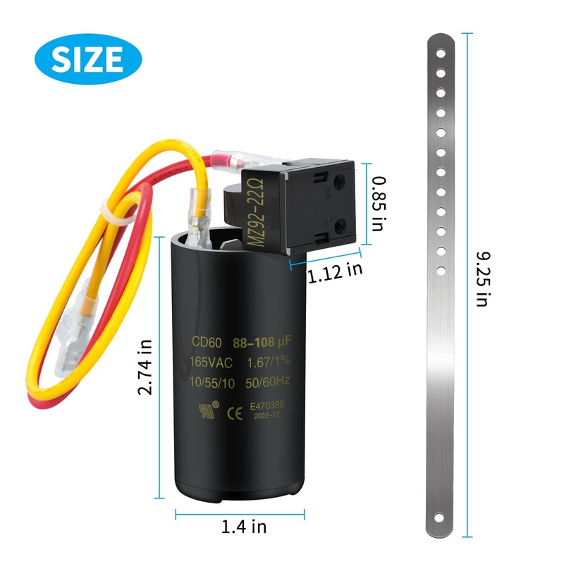 Hard Start Kit for Air Conditioner, Compatible with Coleman AC,