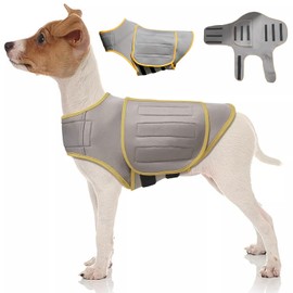 AUERQXZ Chaleco Ansiedad para Perro,Transpirable Chaleco Deportivo ansiedad para Perros,Recomendado por Entrenadores Perros Chaleco para Perro calmante para Fuegos Artificiales,Trueno,separación (XS)