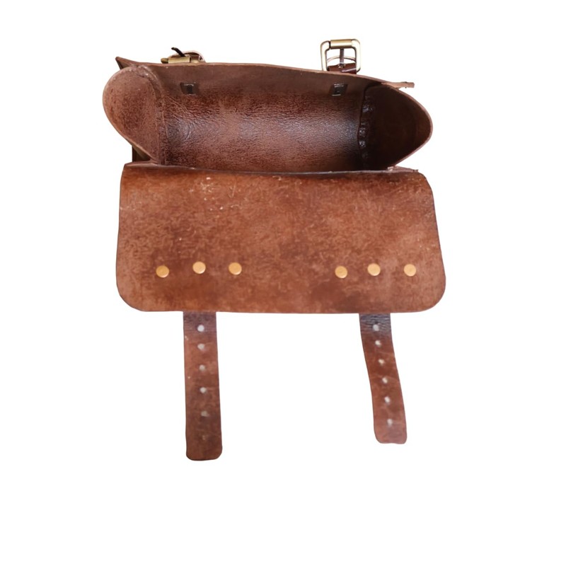 american blue Women Men Leather Saddle Bag Bicycle Accessories Bag