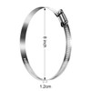 Boao 4 Pieces 8 Inch Adjustable 304 Stainless Steel Duct