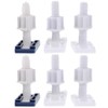 Kit Universal de 6 Tornillos para Asiento de Inodoro -