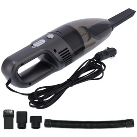 120W 12V Vacuum Cleaner Wet and Dry Dual Use Multiple Filter Visible Dust Box Car Interior CleanerSilver