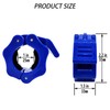 JSUOEO 6 PCS Barbell Clips, 1 Inch/2.5CM Non-Slip Quick Release