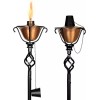 BIRDROCK HOME 2 Pack Outdoor Wide Conical Flame Torches
