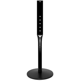 STANDNEE Parking Sign Post Heavy Duty 49" Sign Base Cast Iron Sign Stand, Movable Parking Sign Stand for Hanging Signs (Black-1 Pack-20 lbs)