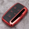 Carbon Fiber Style Car Key Fob Case Remote Control Cover