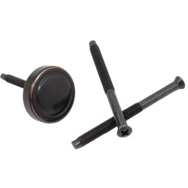 Stone Harbor Hardware Connecting Screws with Cap for Handleset, Vintage Bronze