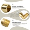 Bwintech 2 Pcs 90 Degree 1/2" Female to 1/2" Male