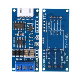 Atnsinc 2Pack TTL to RS485 Adapter Module, 485 to TTL 3.3V/5.0V Signals Serial Port Power Supply Converter with Indicator Lights