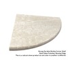 Premium Quality Botticino Light Beige Cream Marble Shower Corner Shelf