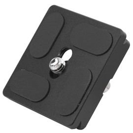 Generic Tripod Storage Case Plate, Storage Case Plate Camera Universal Type QAL-40 4x3.9x0.8cm Aluminium Alloy Ballhead for Most of Tripod