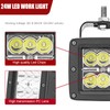 4x 3 inch 24W LED Fog Light Pods with Plug