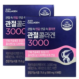 Ever Collagen Joint Collagen 3000 Low Molecular Collagen Peptide 84 Tablets 2x / 에버콜라겐 관절콜라겐 3000 저분자콜라겐펩타이드 84정 2개