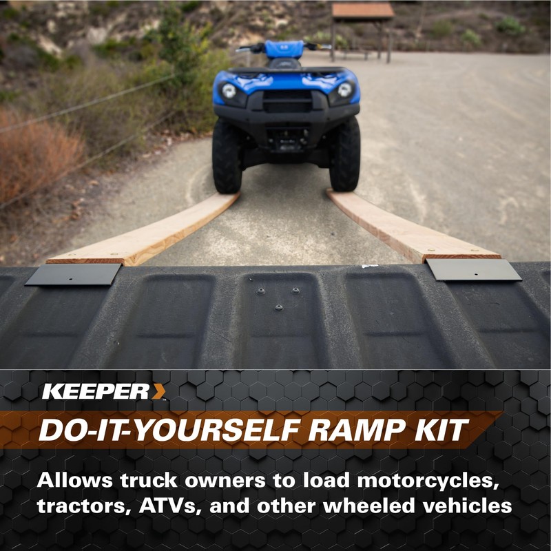 Keeper 05674-6 Do It Yourself Ramp Kit, Black - Safely