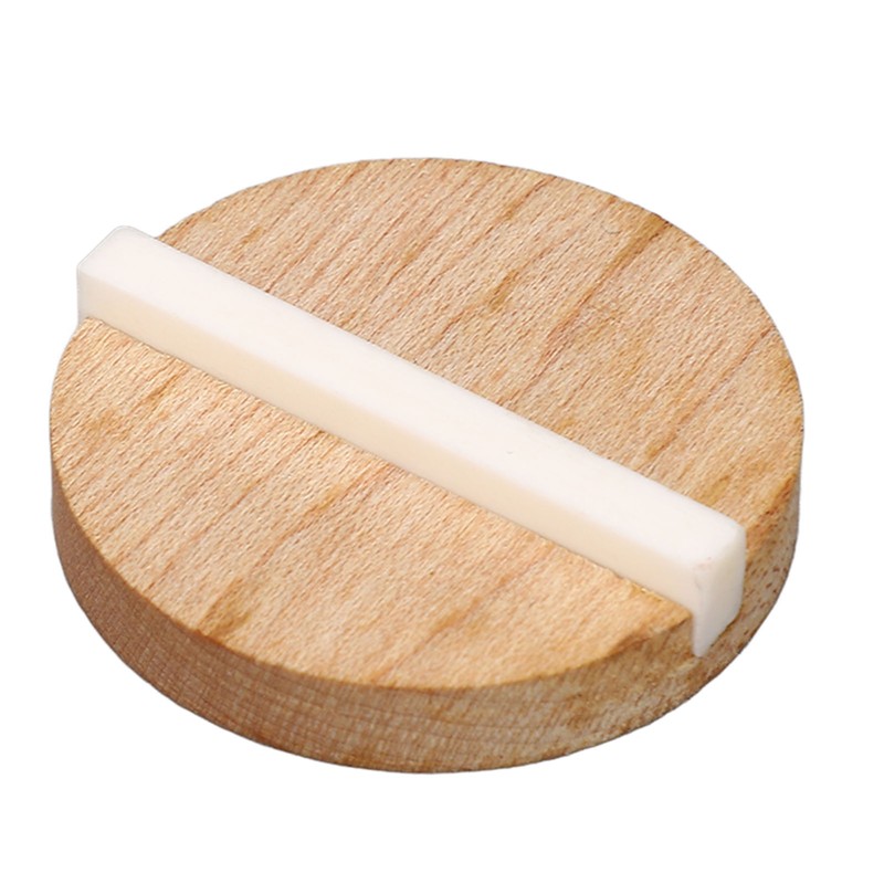 Guitar Resonator Biscuit Replacement Maple Wood Biscuit with Ox Bone