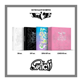 IVE IVE SWITCH 2nd EP Album Standard OFF Version CD+72p PhotoBook+1p PhotoCard+1p Folded Heart Card+Tracking Sealed