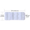 Chanie Women Pack of 3 Soft Comfortable 2 Hooks Bra