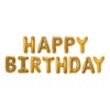 Folienballons - Gold "HAPPY BIRTHDAY"