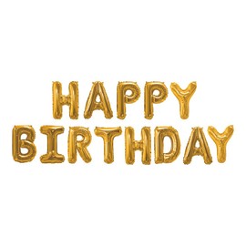 Folienballons - Gold "HAPPY BIRTHDAY"