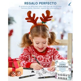 Estilografos Fineliner Lettering Manga Bosquejo Pigment Liner Fina IFORU 12 Unidades Negro