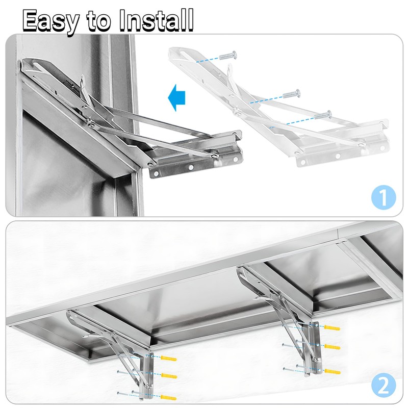 Toriexon Concession Shelf Drop Down 48" x 12", Folding Concession