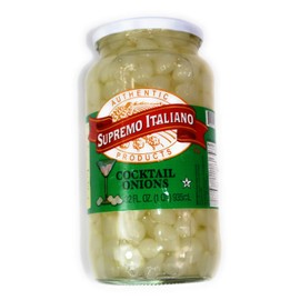 Supremo Italiano Cocktail Onions 32oz Jar