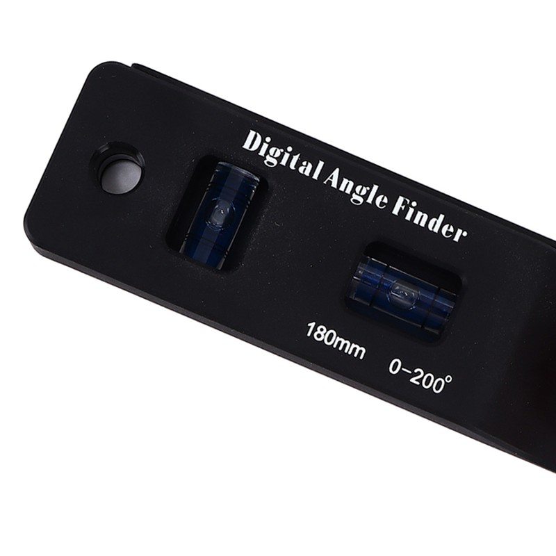 0‑200° Digital Display Angle Finder High Accuracy Electronic Spirit Level