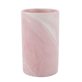 Kelake Ceramic Rustic Pink Marble Bathroom Tumbler Cup for Mouthwash Rinsing Toothbrush and Toothpaste Holder Stand Cups 280 ml Porcelain Milk Drinking Cups for Christmas Birthday