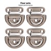 4 Sets Stainless Steel Folding Pad Eye Polishing Rustproof D