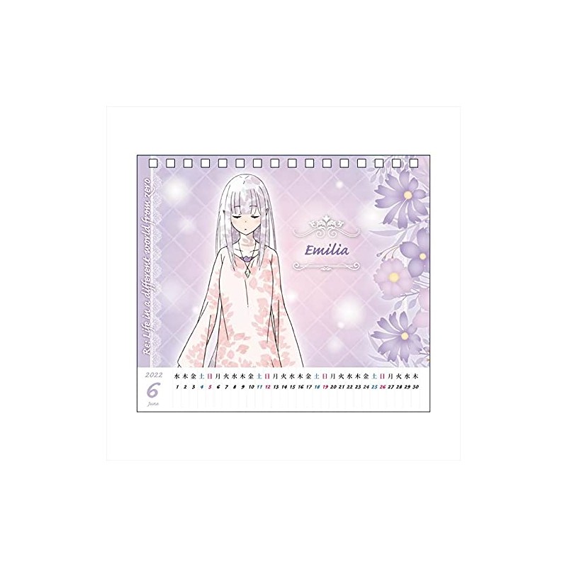 Re:Zero - Starting Life in Another World Desk Calendar
