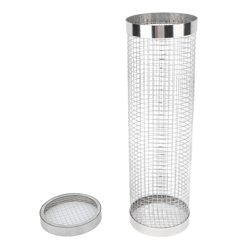 Barbecue Grilling Basket Cylinder Shaped Mesh Wire 304 Stainless Steel