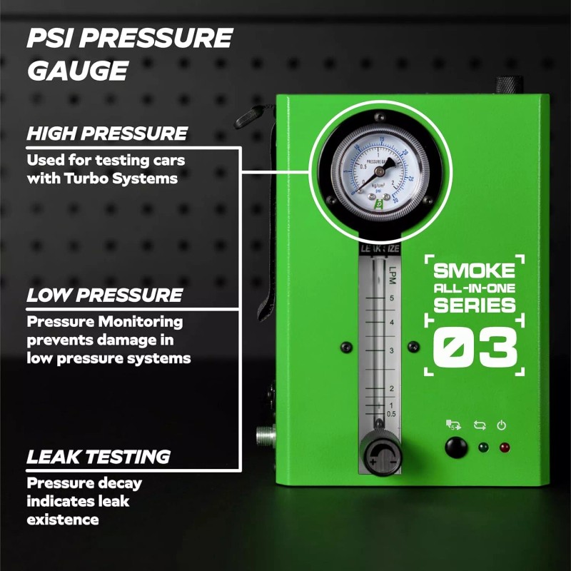SMOKE MAN EVAP Smoke Machine Diagnostic Test Automotive Fuel Pipe
