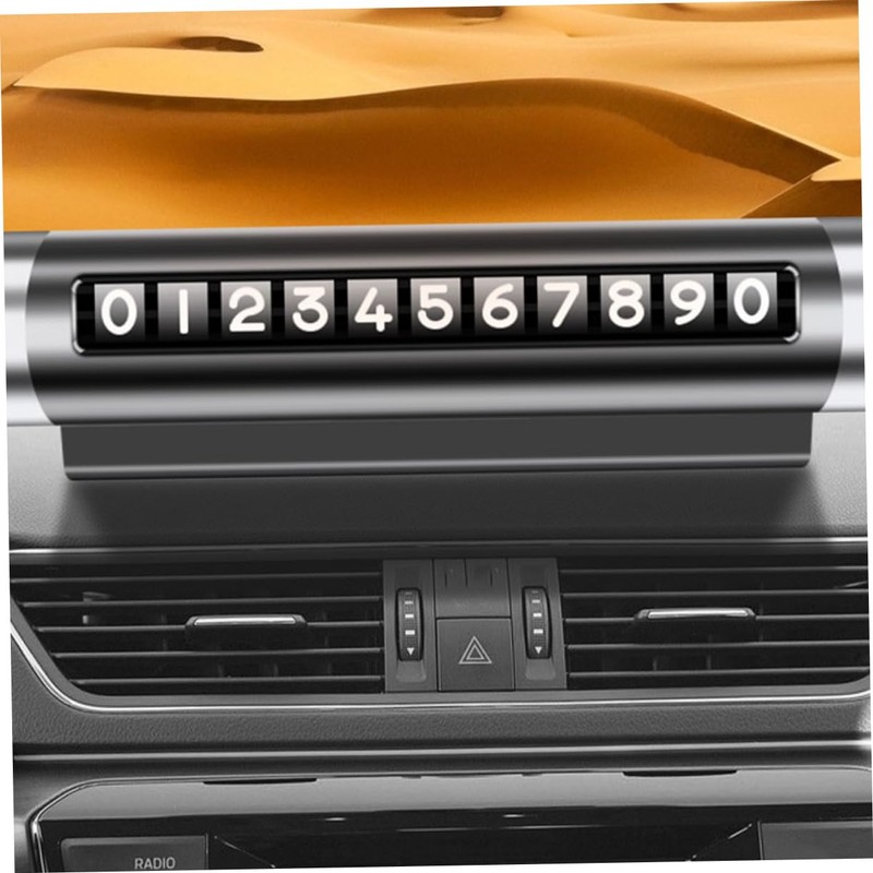 CHILDWEET Temporary Car Parking Plate Pcs Set Phone for Easy